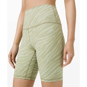 Lululemon Align Short 8" Le Tigre Camo Green Women's Size 2